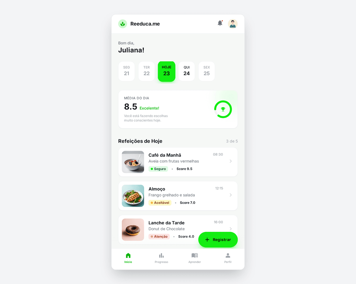 Feedback nutricional